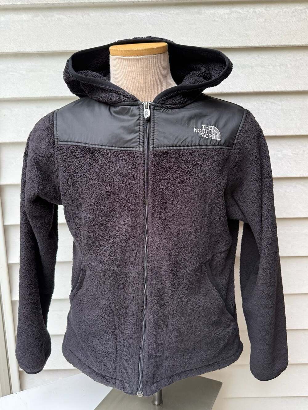 The North Face Oso Fleece Hoodie Size M Black Full Zip